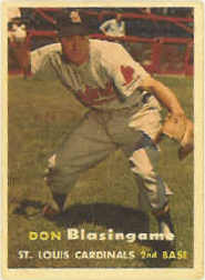1957 Topps      047      Don Blasingame
